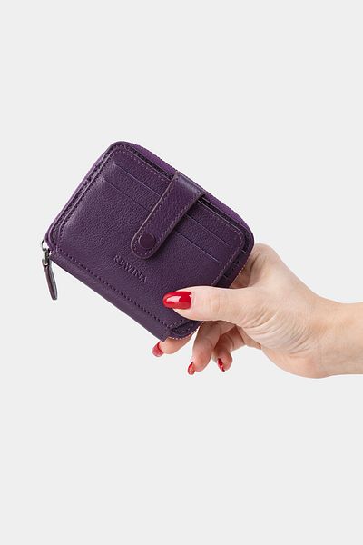 Lysande Genuine Real Leather Small Size Special Design Hand Stitched Portfolio Wallet