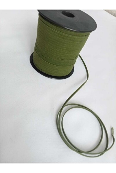 hobi duragı Șnur cu dungi din piele intoarsa - 5 metri