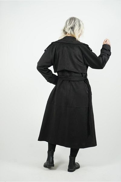 Hotfashion Suede Trench Coat