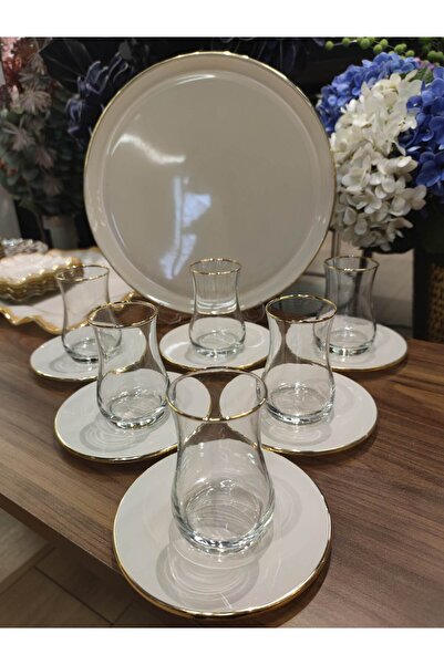 P&ORA PREMIUM KITCHEN PRODUCTS P&Ora New Simple 13 Pieces Tee Set with Track