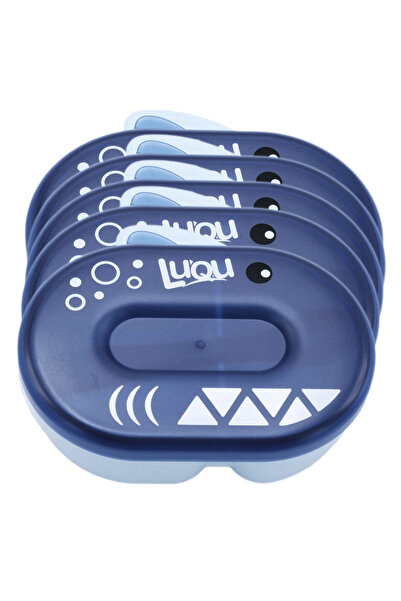 LUQU BABY Feeding Bowl With Spoon Deep-Blue -Pack of 5