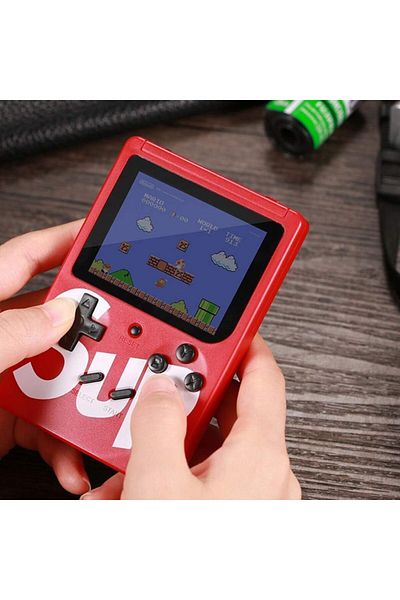 AWH INJOY SUP Game Box - 400 Retro Games in 1 Mini Console Can Connect to TV Yellow