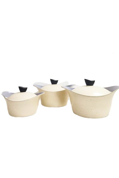 Badraig Granite Cookware Set 6 Pieces 20 24 26 cm