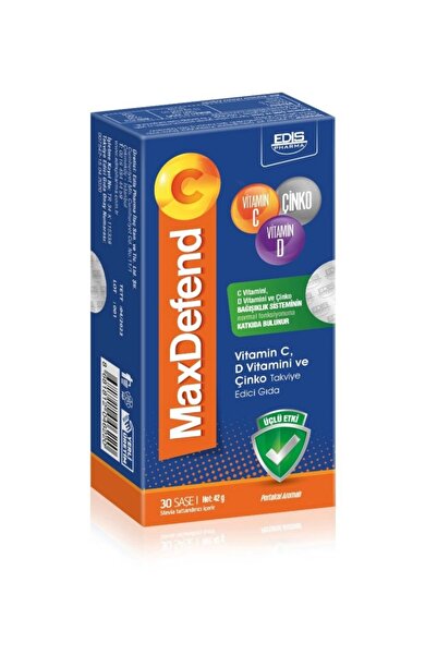EDİS PHARMA ماكس ديفيند سي 30 كيس