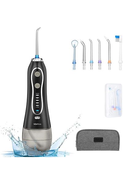 AWH Water Flosser - 5 modes, 300ml USB Recharging, 2500 mAH battery