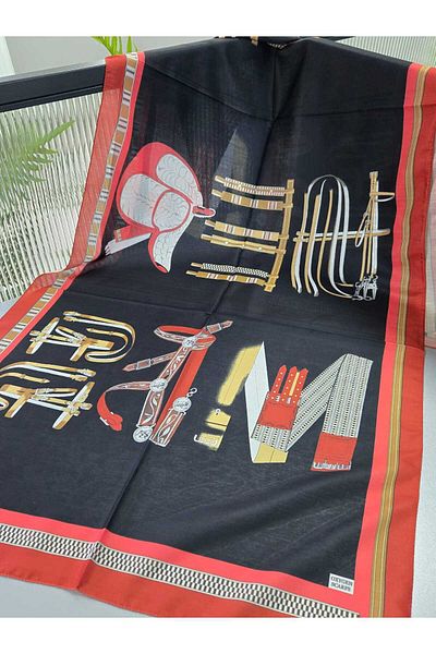 Oxygen Scarfs H Patterned Cotton Soft Shawl