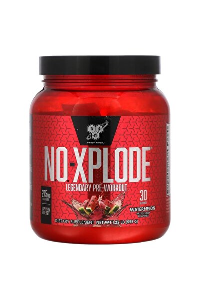 bioray BSN، NO-Xplode، ما قبل التدريب الأسطوري، البطيخ، 1.22 رطلًا (555 جرامًا).