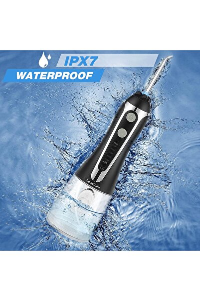 AWH Cordless Water Flosser, Upgraded Electric Oral Irrigator, IPX7 Waterproof, 7 Jet Tips,Travel Bag