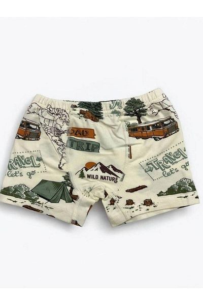 Zekids Children's Patterned Cotton Boxers