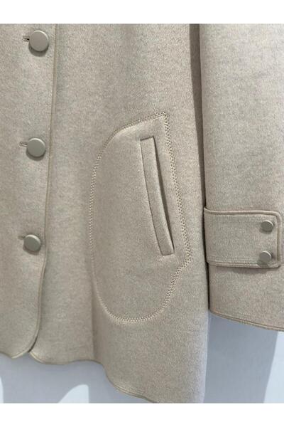 Ekol Παλτό με κουμπιά με γιακά μωρού