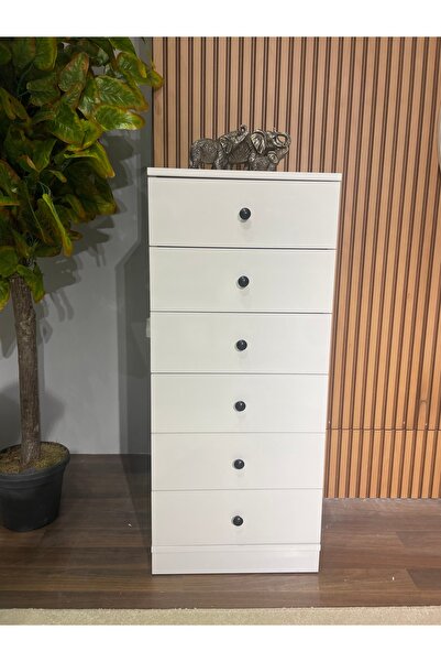 ayinci mobilya Macro 6 Çekmeceli Çok Amaçlı Şifonyer Çamaşırlık Erzak Saklama...