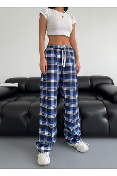 CultureCo Unisex τετράγωνο καρό φούτερ