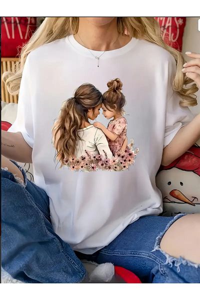Pink Sky T-shirt Mother and Daughter (ADDY TO 2 BASKETS TO MAKE SINGLE PRODUCT COMBIN)