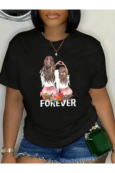 Pink Sky T-shirt Mother and Daughter (ADDY TO 2 BASKETS TO MAKE SINGLE PRODUCT COMBIN)