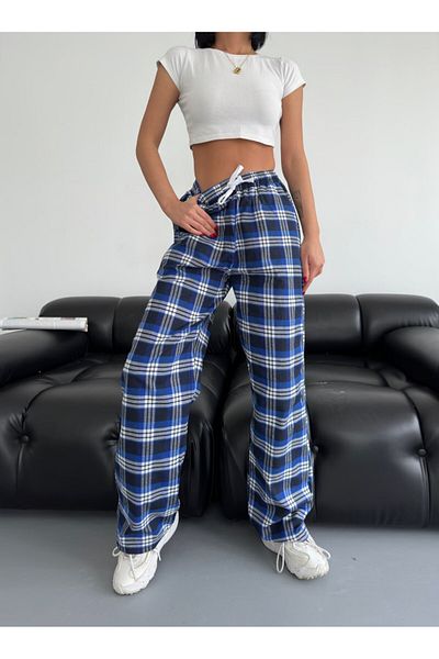 CultureCo Unisex τετράγωνο καρό φούτερ
