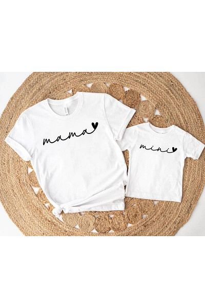 Pink Sky T-shirt Mother and Daughter (ADDY TO 2 BASKETS TO MAKE SINGLE PRODUCT COMBIN)