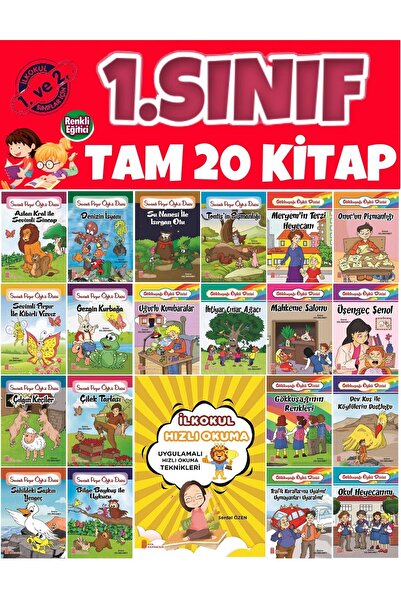 Ata Yayıncılık 1. Sınıflar İçin Tavsiyeli Kolay Okuma Hikaye Kitapları Seti (...