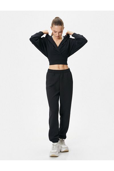 Koton Αθλητικό Jogger Sweatpants με ψηλή μέση τσέπη - Άνετη εφαρμογή
