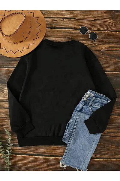 aynewmoda Casual Sweatshirt for Unisex with Steel Aps Print