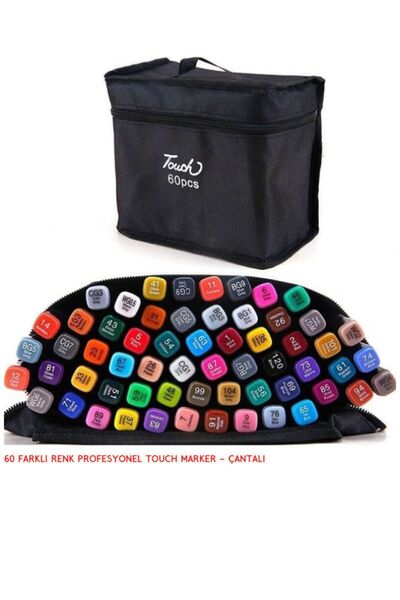 Touch Çift Taraflı Marker Kalem Seti 80 Li