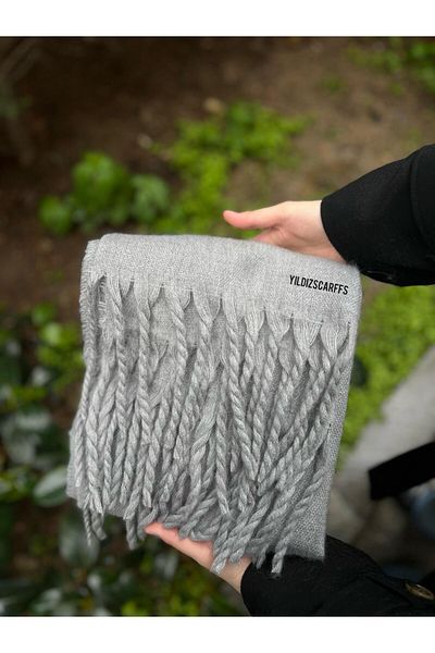 YILDIZ SCARFS Eșarfă unisex din lână premium pufosă
