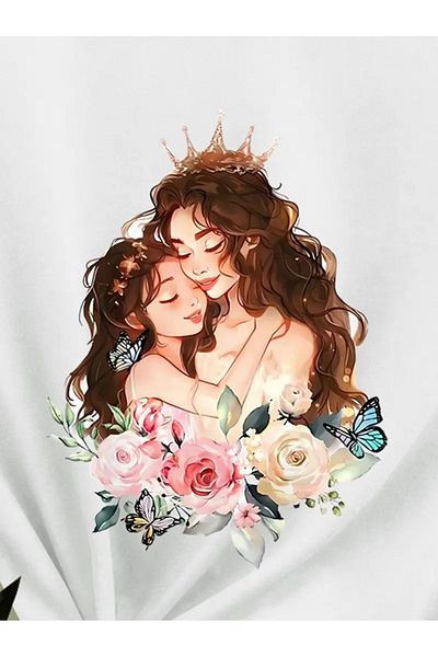 Pink Sky T-shirt Mother and Daughter (ADDY TO 2 BASKETS TO MAKE SINGLE PRODUCT COMBIN)