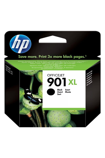 HP CC654AE 901XL UYUMLU SİYAH MÜREKKEP KARTUŞ 700 SAYFA YÜKSEK KAPASİTE (4500...