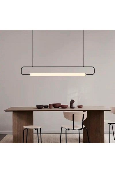 Vonalight Modern Led, 35W Diameter.4Cm Tube Plexiglass, Glass, Dining, Home, Office, Desk, Pendant Lamp, Chandelier, 3000K 120cm