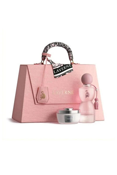 Laverne عبوة إعادة تعبئة عطر جورجينا سينس 100 مل + بودرة معطرة