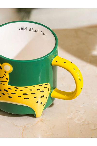 LC Waikiki Lcw Home Mixed Animal Printed Ceramic Mug 392 ml t t