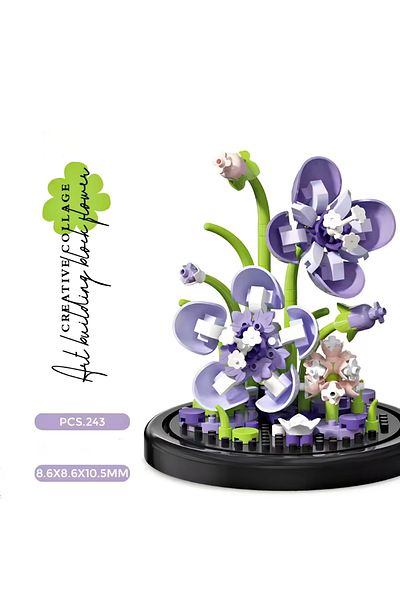 DEK Bricks Orchid Building Blocks - Eternal Flower Gift Hobby Decoration