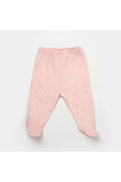 Biorganic Bibaby Always Happy Baby Booties Pants 57916 Dusty Rose Mint
