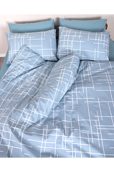 Sleepology طقم غطاء لحاف فردي 100% قطن