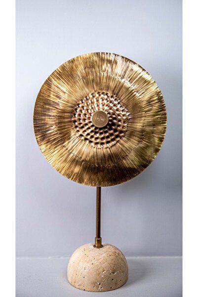 mybedesten Traverten Deniz Gözü Aksesuar Orta Boy, Mermer Ayaklı El Dövmesi M...