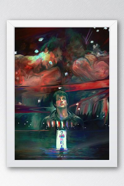 Saturn Pictură înrămată Rocky - Pictură poster Rocky Fim