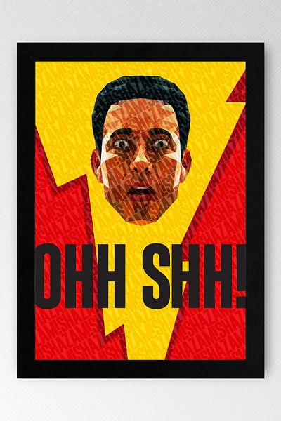 Saturn Pictură înrămată Shazam - Pictură poster Shazam Fim