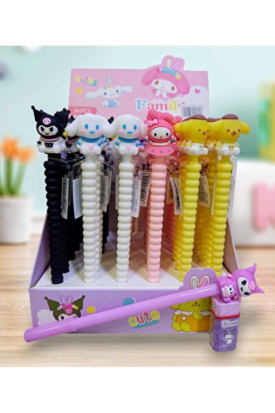 izmir yazici servis مجموعة كورومي مكونة من 4 قطع - قلم رصاص 0.7 مع ممحاة وقلم...