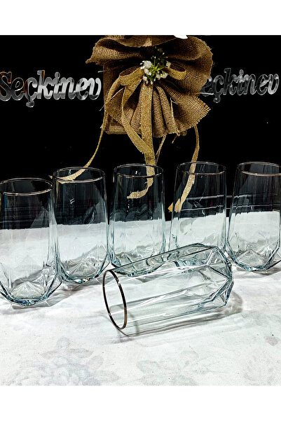 SEÇKİNEV Alya Real Platinum (Bright Silver) Water Cup 460Cc