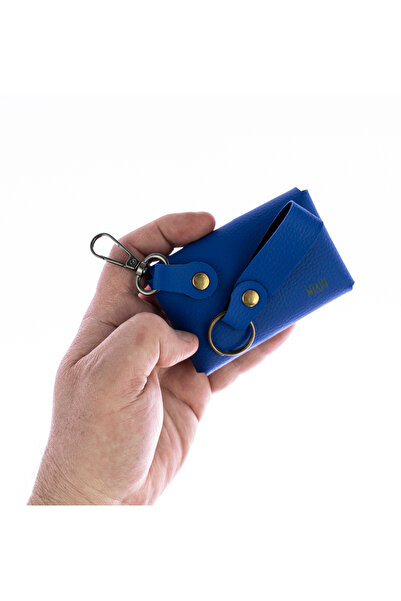 Miaju Saks Blue Colored Leather Coin Purse Set - Best Gift for Special Occasions, Special Production