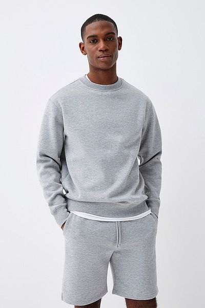 Superlife Ανδρικό φούτερ Superlife Crew Neck - Comfortable Fit 3 Thread Fleece Fleece