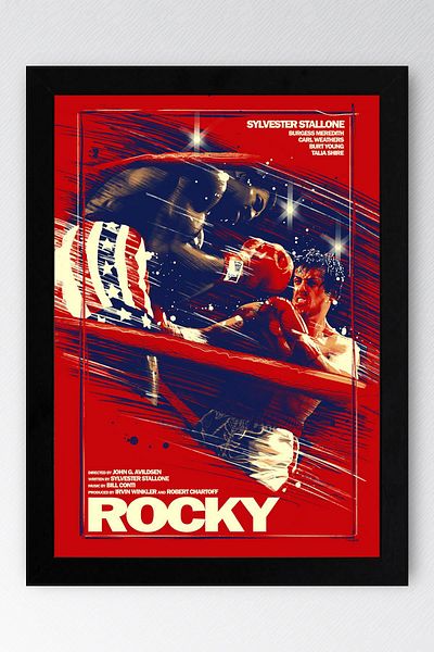 Saturn Pictură înrămată Rocky - Pictură poster Rocky Fim