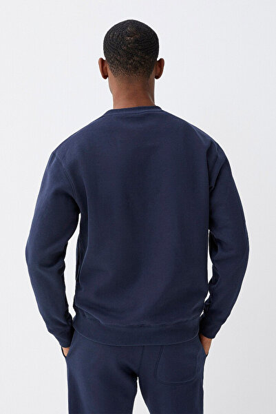 Superlife Чоловічий велосипедний комір, зручний крій, 3 нитки, товстий світшот з флісовою підкладкою SPR25SW36