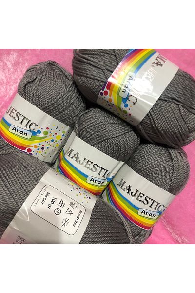 Selen Majestic 100% Acrylic Hand Knitting Yarn 5 Pieces
