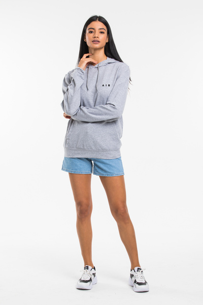 Superlife Γυναικείο φούτερ με κουκούλα, άνετο και λεπτό, με στάμπα AR, spr24swk122