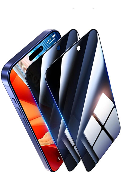 Evax (2 ADET SHIELD HAYALET) Iphone 16 Uyumlu Hayalet Tam Kaplayan Shield Cam...