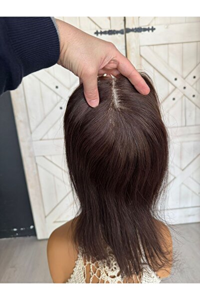 Suzan Peruk Tül Tepelik Tamamen Doğal Gerçek insan saçı.Hava alır ince ve en ...