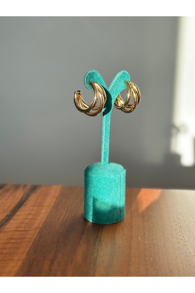 ACCESSORYBYTARZ Mango Viral Model Gold Halka Küpe