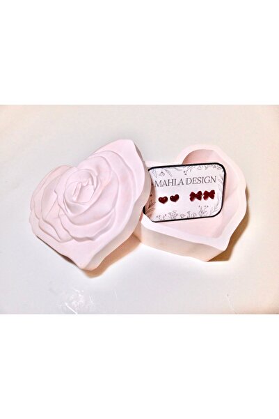MAHLA Set of 2 Earrings - Valentine's Day - Gift Set - Heart - Floral