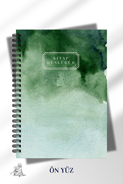 Flowery Paper Kitap Günlüğüm , 50yaprak /100 sayfa ,a5, Okuma Günlüğü,defter,...