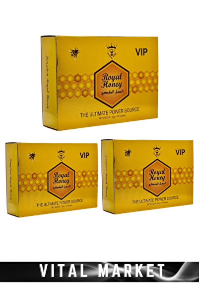 polen marketing Royal Honey Vip Gold 20 Gramlık x 12 'li 3 Paket
